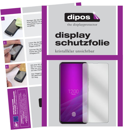 AllviewSoul X6 Xtreme mit aufgebrachter dipos Displayschutzfolie, glasklare Darstellung ohne Einschränkungen