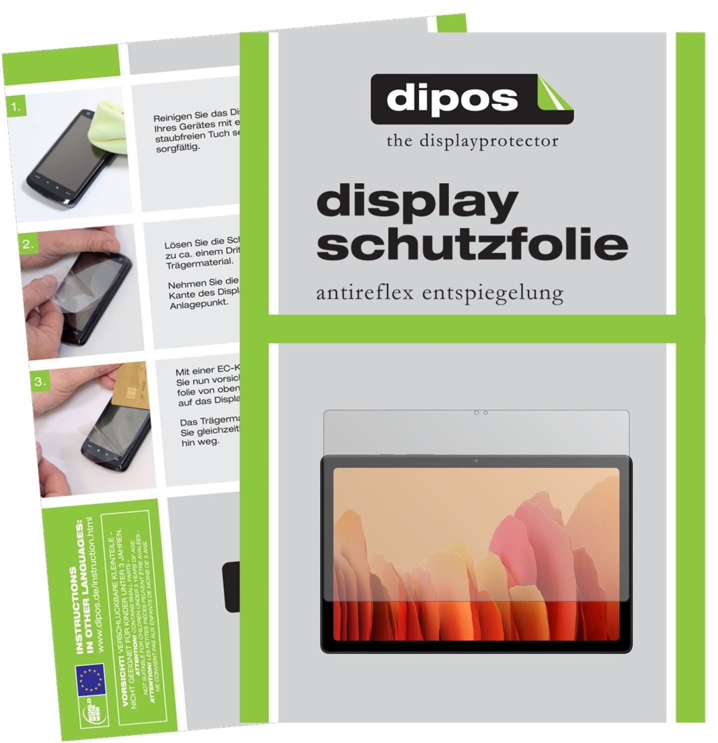 1x Schutzfolie matt für Samsung Tab A7 Display-Schutzfolie