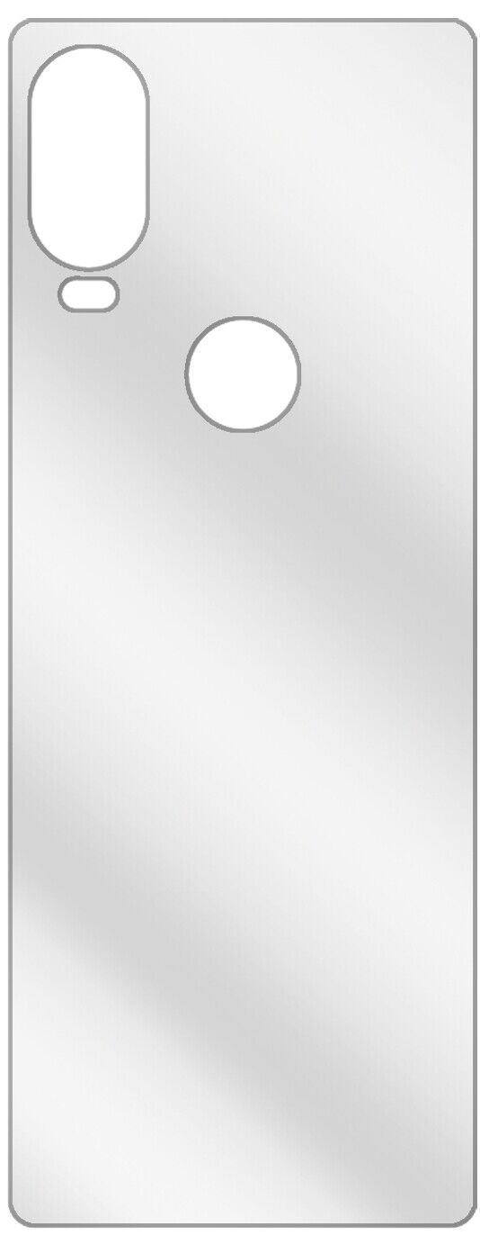 dipos Displayschutz für Motorola P50 Rückseite, transparente Oberfläche, geringe Dicke und perfekte Passform