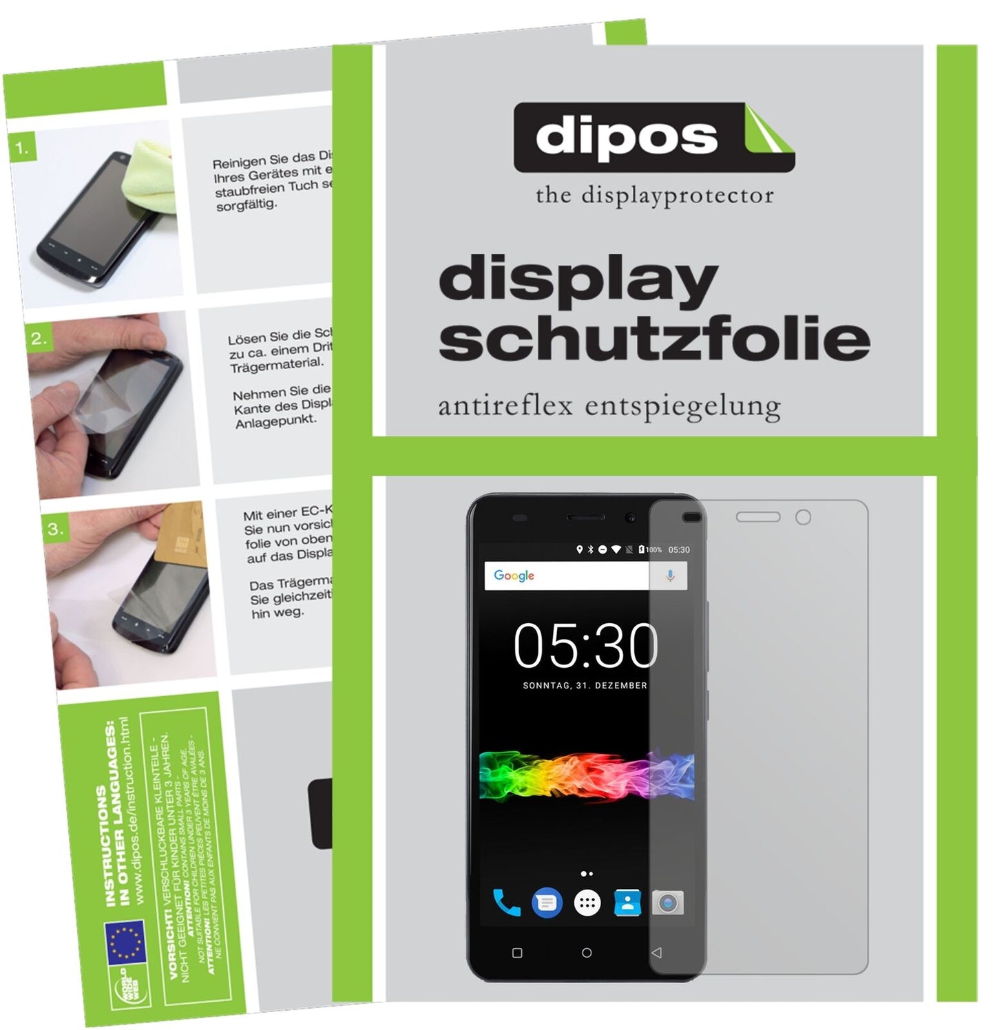 1x Schutzfolie matt für Swisstone SD 530 Display-Schutzfolie