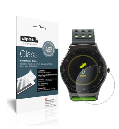1x 9H Schutzfolie matt für DENVER SW-450 Smartwatch Panzerfolie