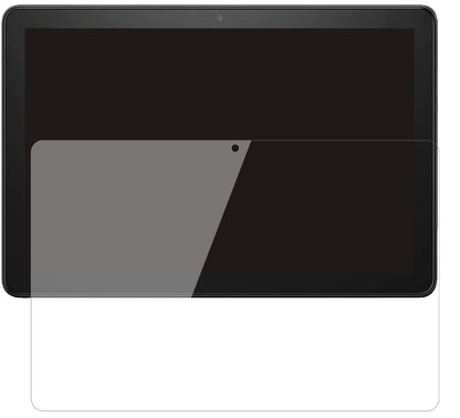 AmazonFire HD 10 (2021) mit aufgebrachter dipos Flex Schutzfolie, glasklare Darstellung ohne Einschränkungen