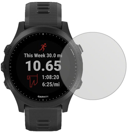 Matte Displayschutzfolie von dipos passend für Garmin Forerunner 245, präziser Zuschnitt und blasenfrei montiert