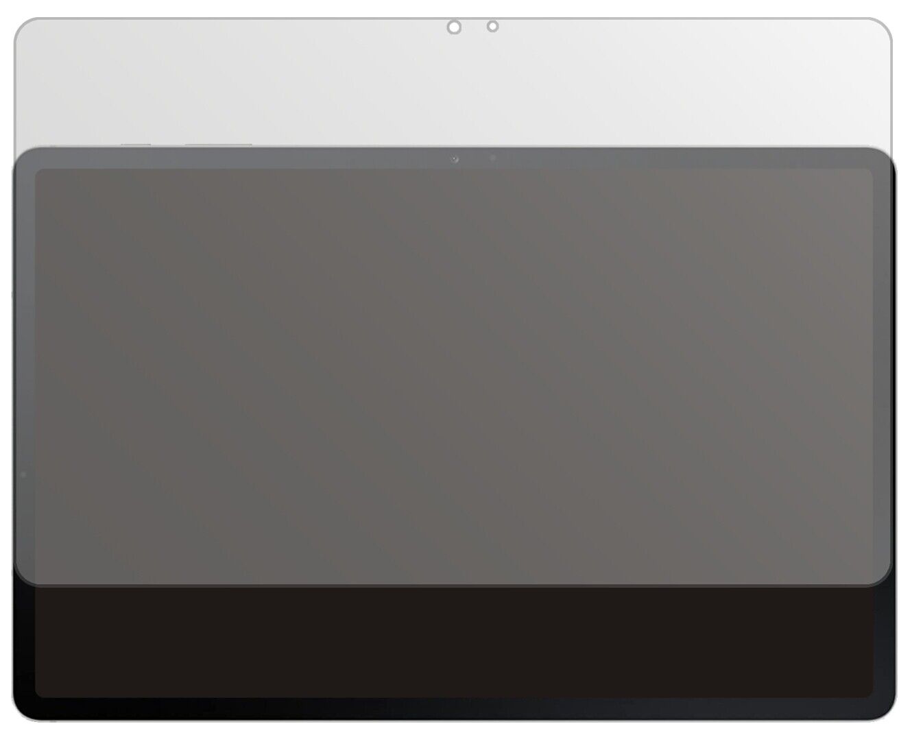 1x Schutzfolie matt für Samsung Galaxy Tab S7 FE Display-Schutzfolie