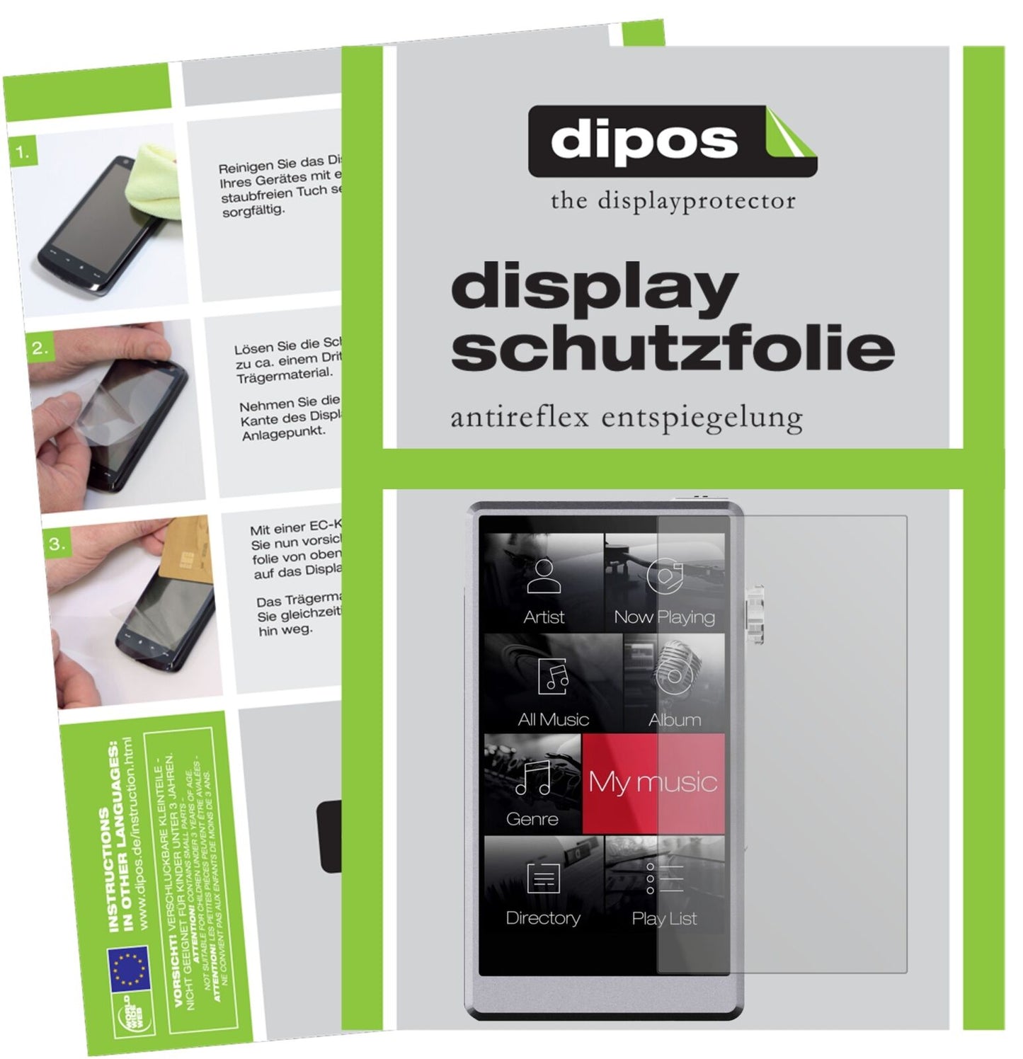 1x Schutzfolie matt für iBasso DX150 Display-Schutzfolie