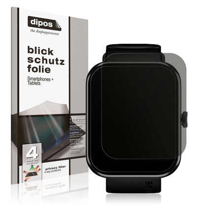 Blickschutzfolie für Noise ColorFit Pulse 2 Max matt Schutzfolie Privacy