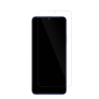Wiko10 mit aufgebrachter dipos Displayschutzfolie, glasklare Darstellung ohne Einschränkungen