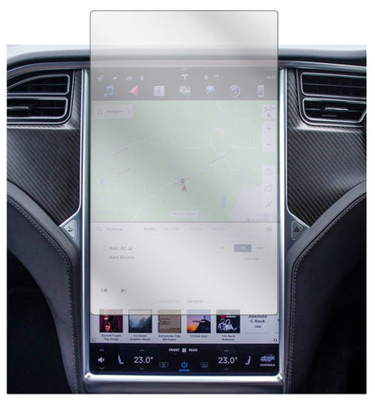 1x Schutzfolie klar für Tesla Modell X Display-Schutzfolie