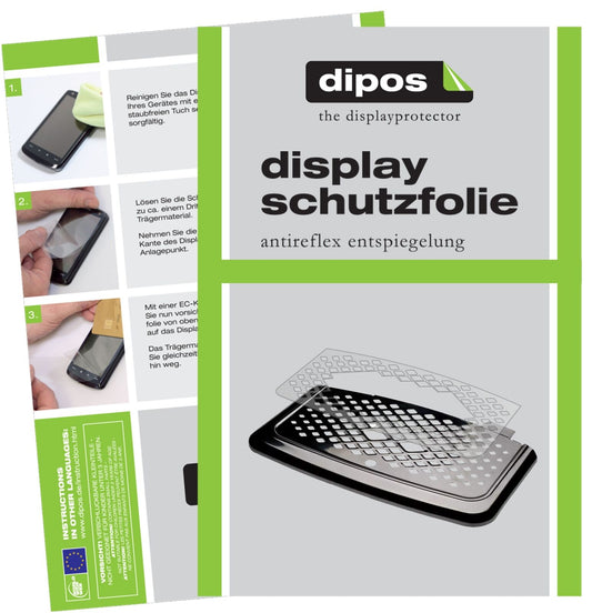 Matte Displayschutzfolie von dipos passend für Philips EP5443/90 Tropfblech, präziser Zuschnitt und blasenfrei montiert