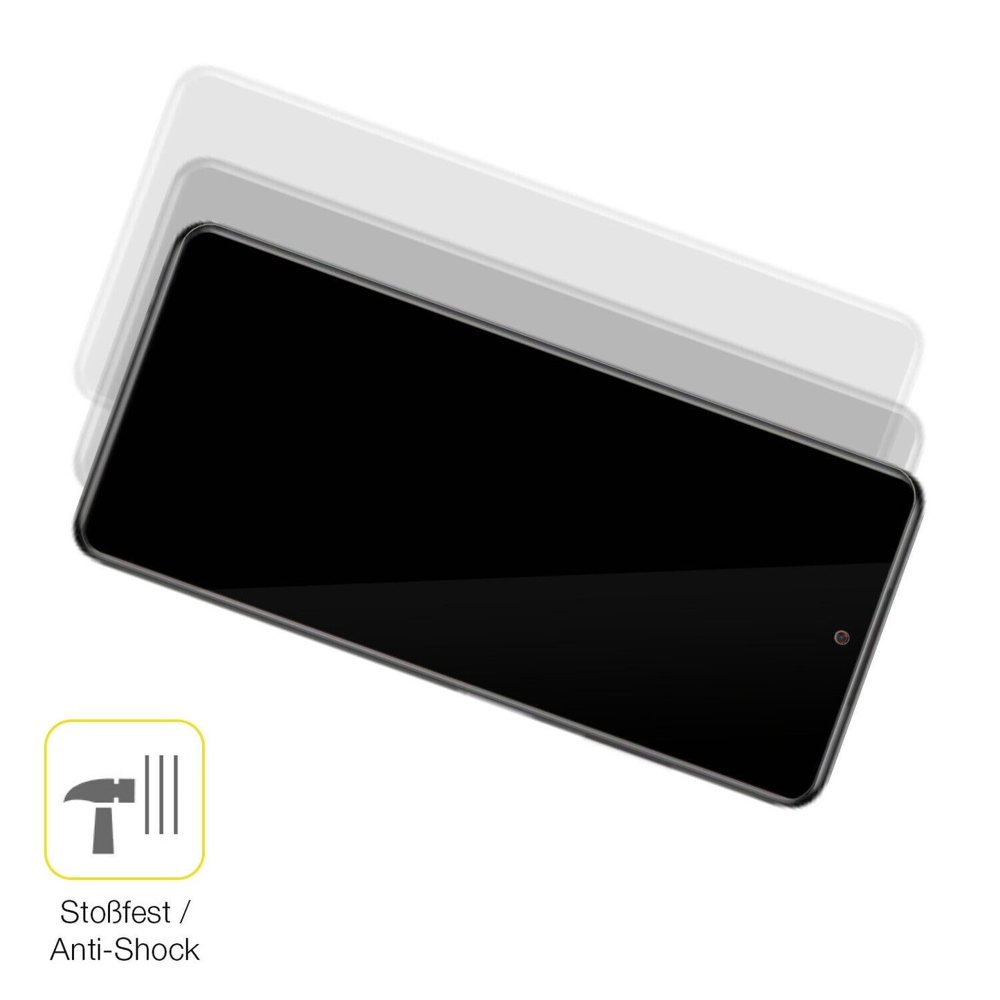1x 3D Full Cover Schutzfolie für OPPO Reno9 Pro