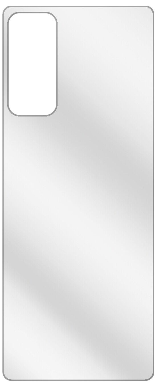 dipos Displayschutz für ZTE Axon 20 5G Rückseite, transparente Oberfläche, geringe Dicke und perfekte Passform