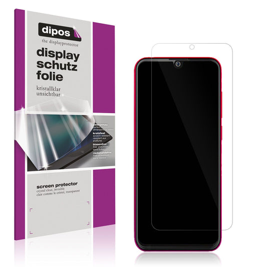 Klare Displayschutzfolie von dipos passend für Walton Primo N5, präziser Zuschnitt und blasenfrei montiert