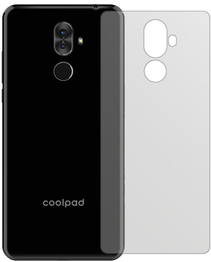 Matte Displayschutzfolie von dipos passend für Coolpad Note 8 Rückseite, präziser Zuschnitt und blasenfrei montiert