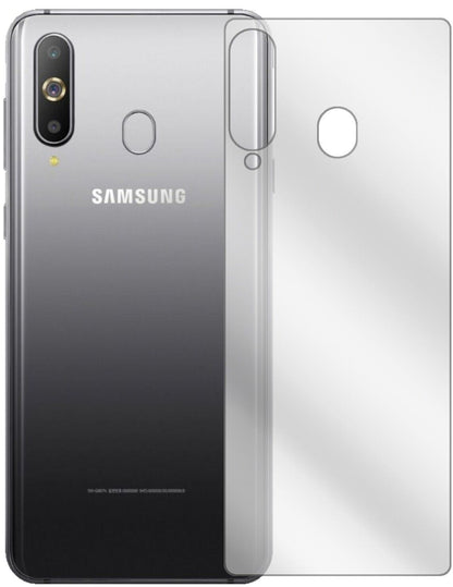 Klare Displayschutzfolie von dipos passend für Samsung Galaxy A9 Pro (2019) Rückseite, präziser Zuschnitt und blasenfrei montiert