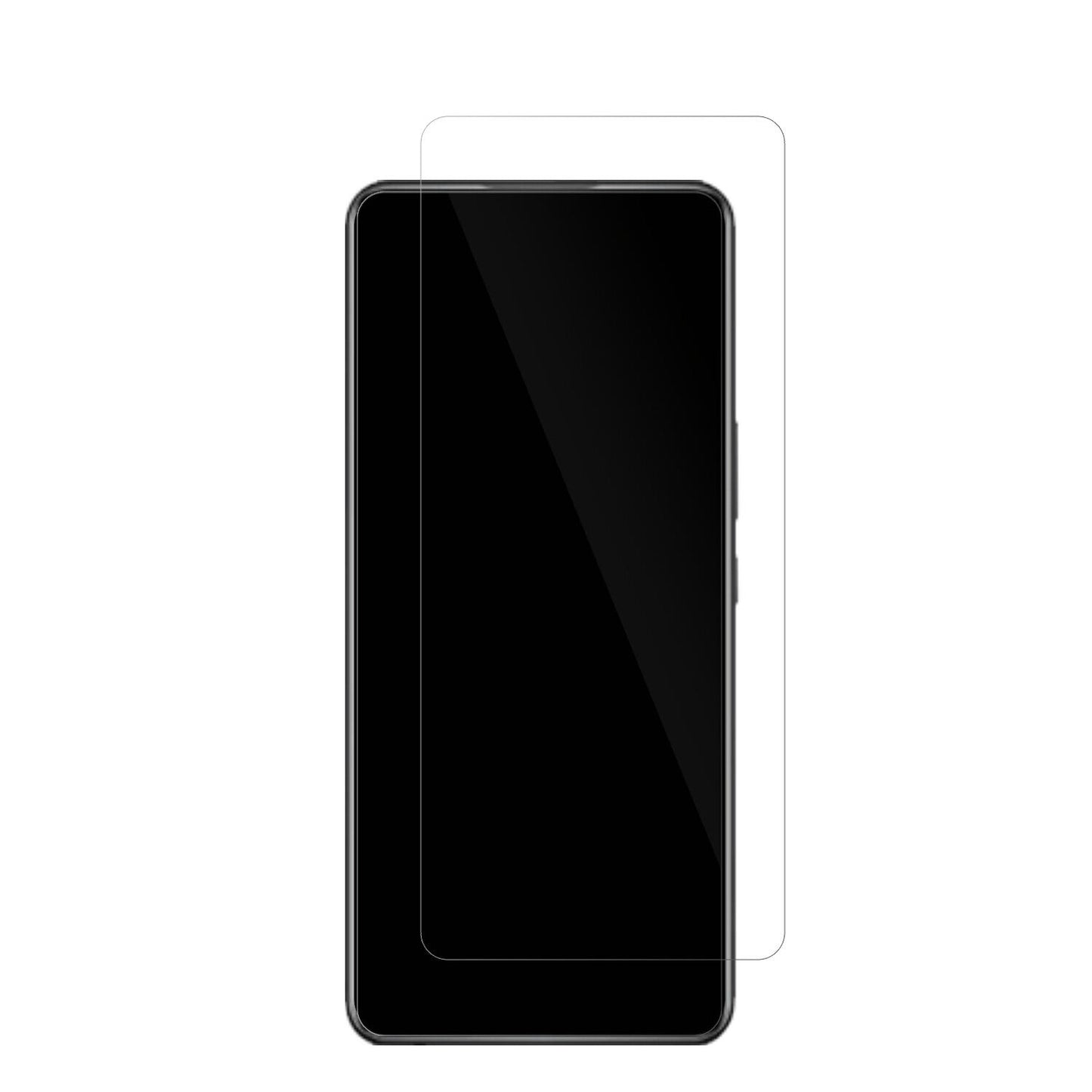 ZTEAxon 30S mit aufgebrachter dipos Displayschutzfolie, glasklare Darstellung ohne Einschränkungen