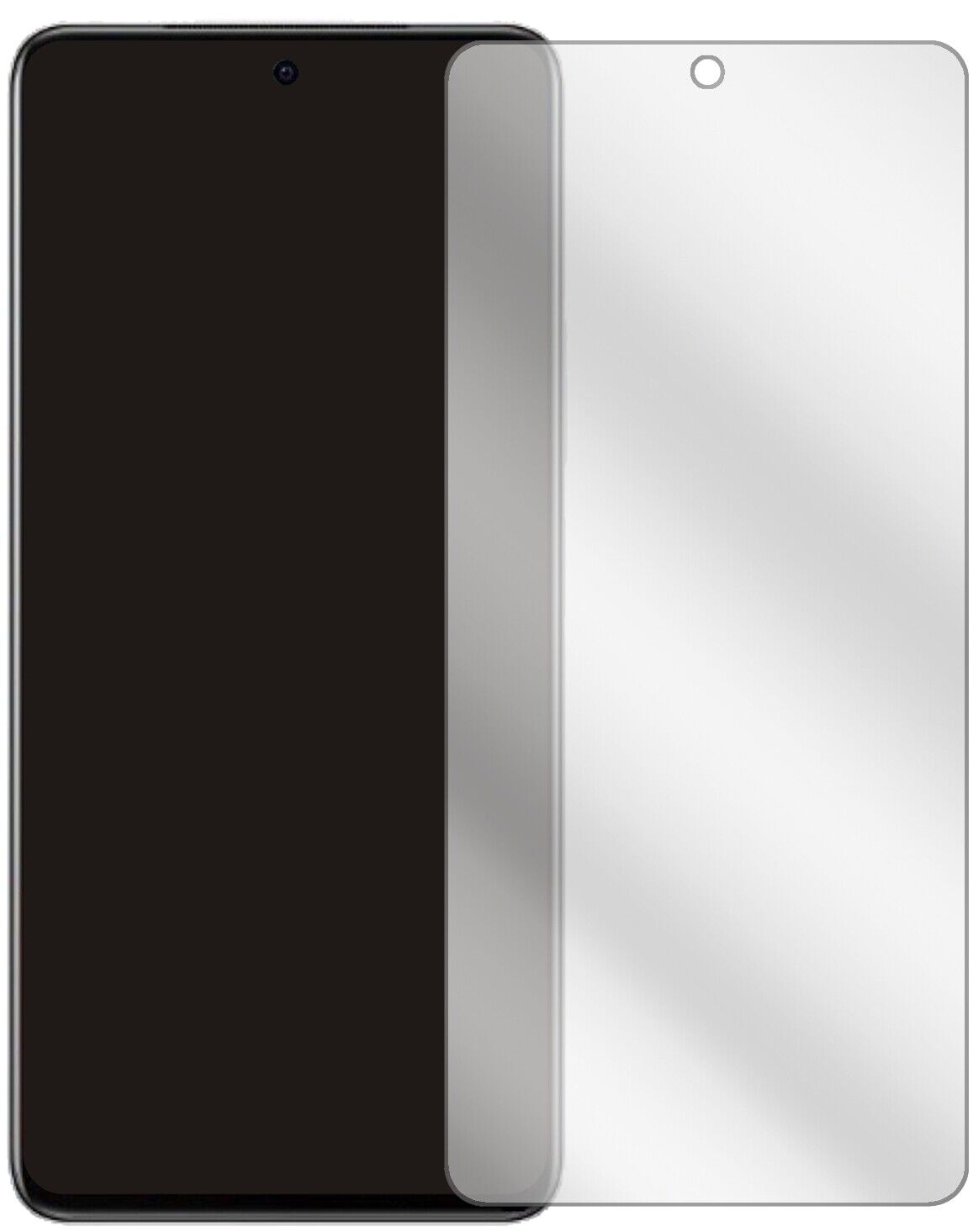5x Schutzfolie klar für Vivo iQOO Z5 Display-Schutzfolie