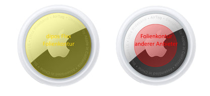 2x 3D Full Cover Schutzfolie für Apple AirTag (2021)
