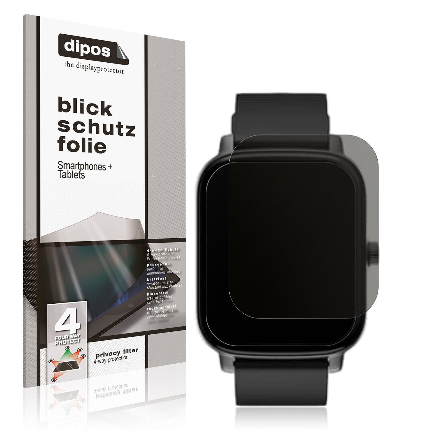 Blickschutzfolie für Noise ColorFit Icon Buzz matt Schutzfolie Privacy
