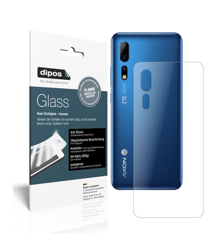 1x 9H Schutzfolie matt für Axon 10 Pro Rückseite Panzerfolie