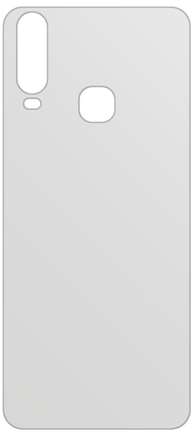 dipos Displayschutz für Vivo Y17 Rückseite, mattierte Oberfläche, geringe Dicke und perfekte Passform