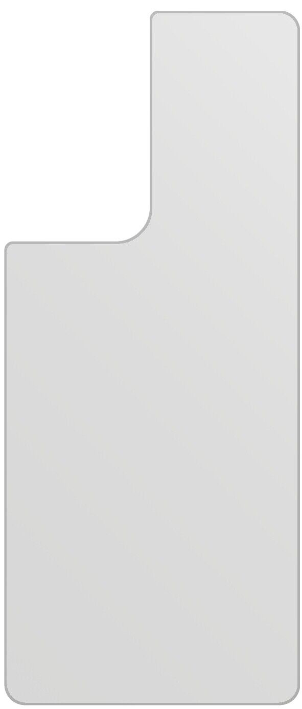 dipos Displayschutz für Samsung Galaxy S21 Ultra Rückseite, mattierte Oberfläche, geringe Dicke und perfekte Passform