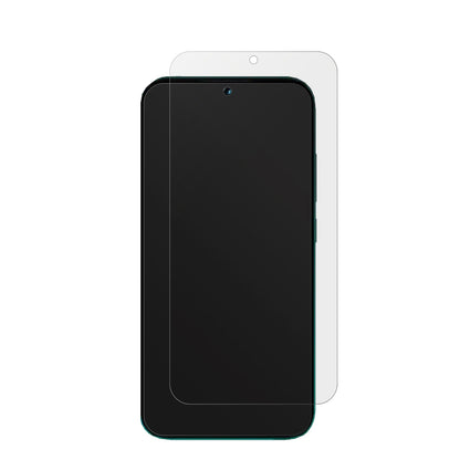 BencoY50 Pro mit aufgebrachter dipos Displayschutzfolie, die lästige Fingerabdrücke minimiert