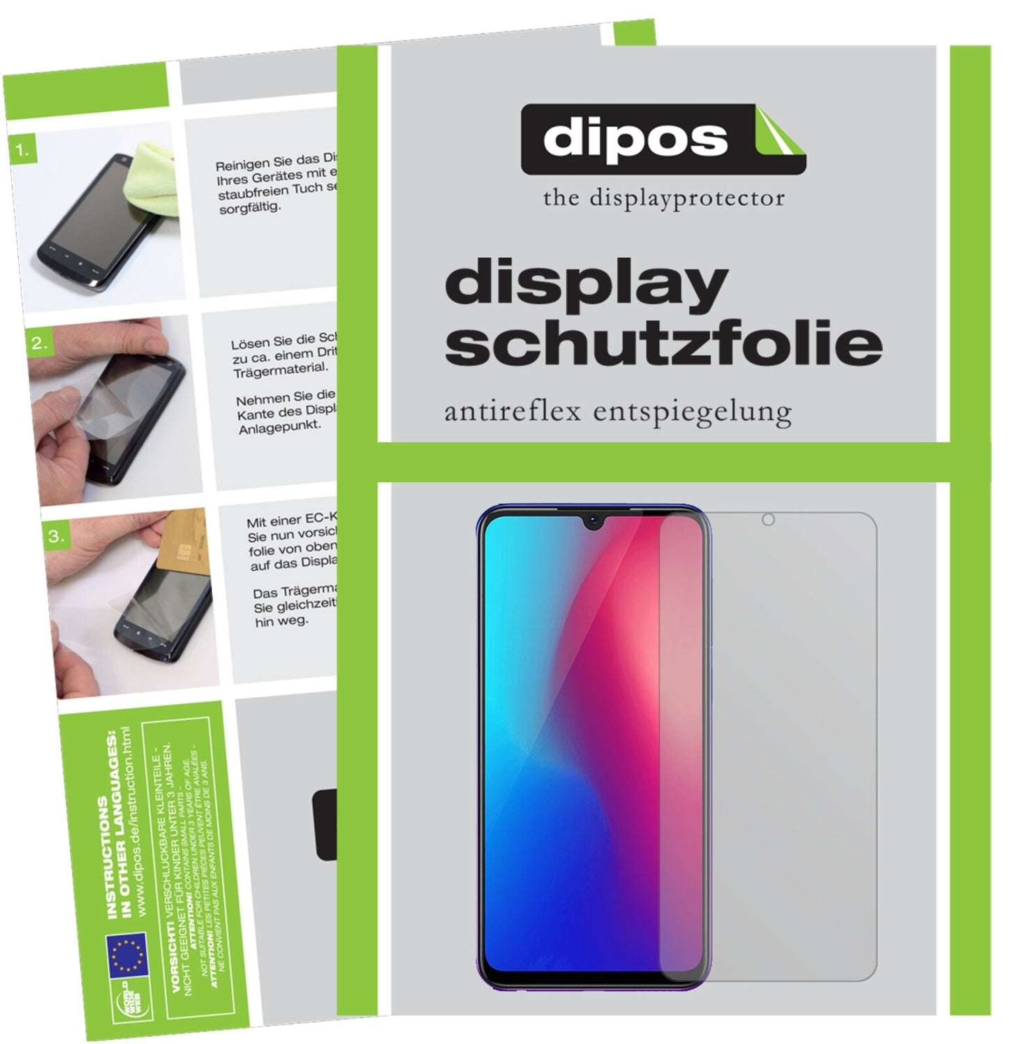 1x Schutzfolie matt für Vivo Z3i Display-Schutzfolie
