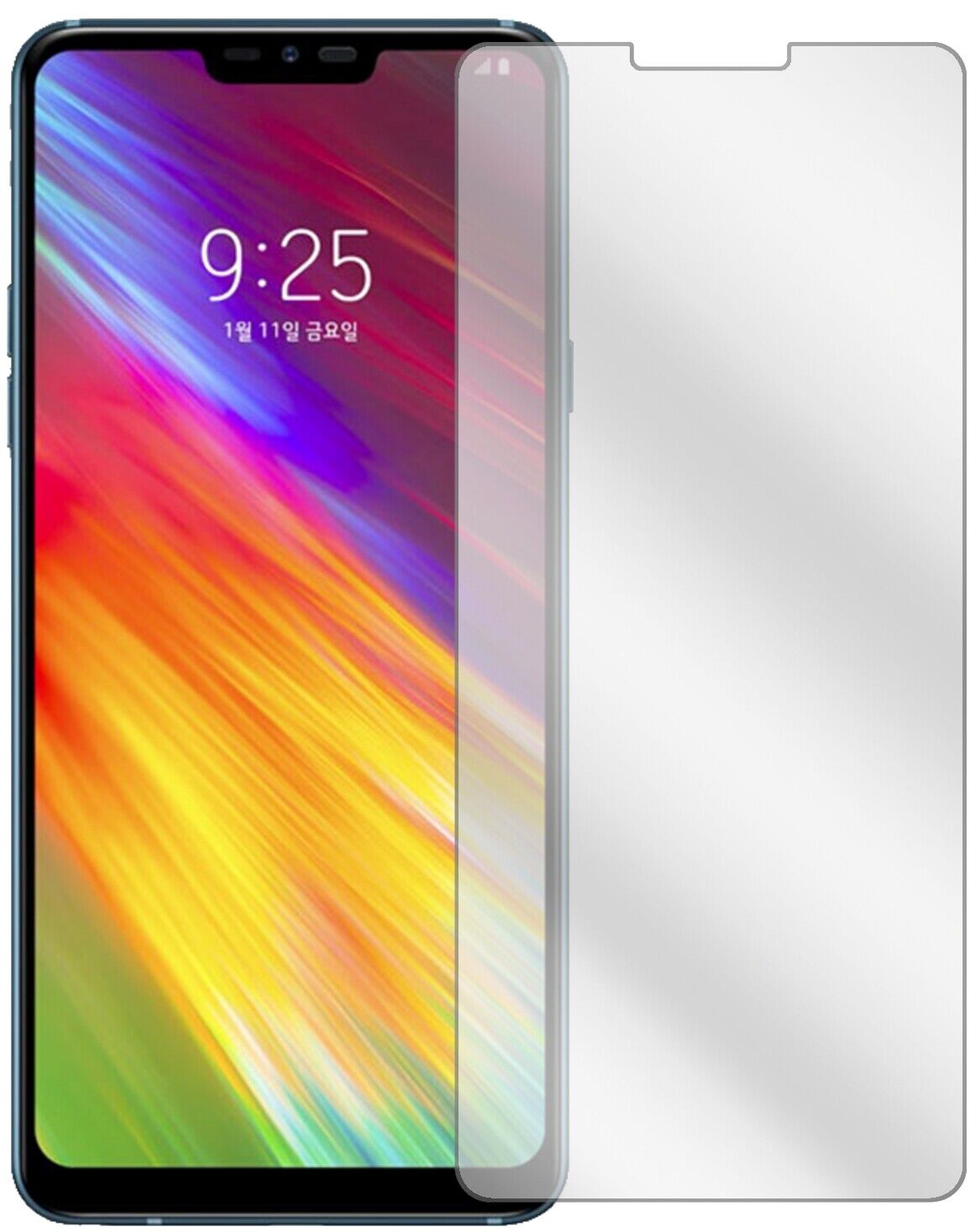 5x Schutzfolie klar für LG Q9 Display-Schutzfolie