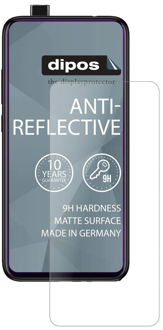 Matte Displayschutzfolie von dipos passend für Xiaomi Redmi K20, 9H kratzfest und blasenfrei montiert
