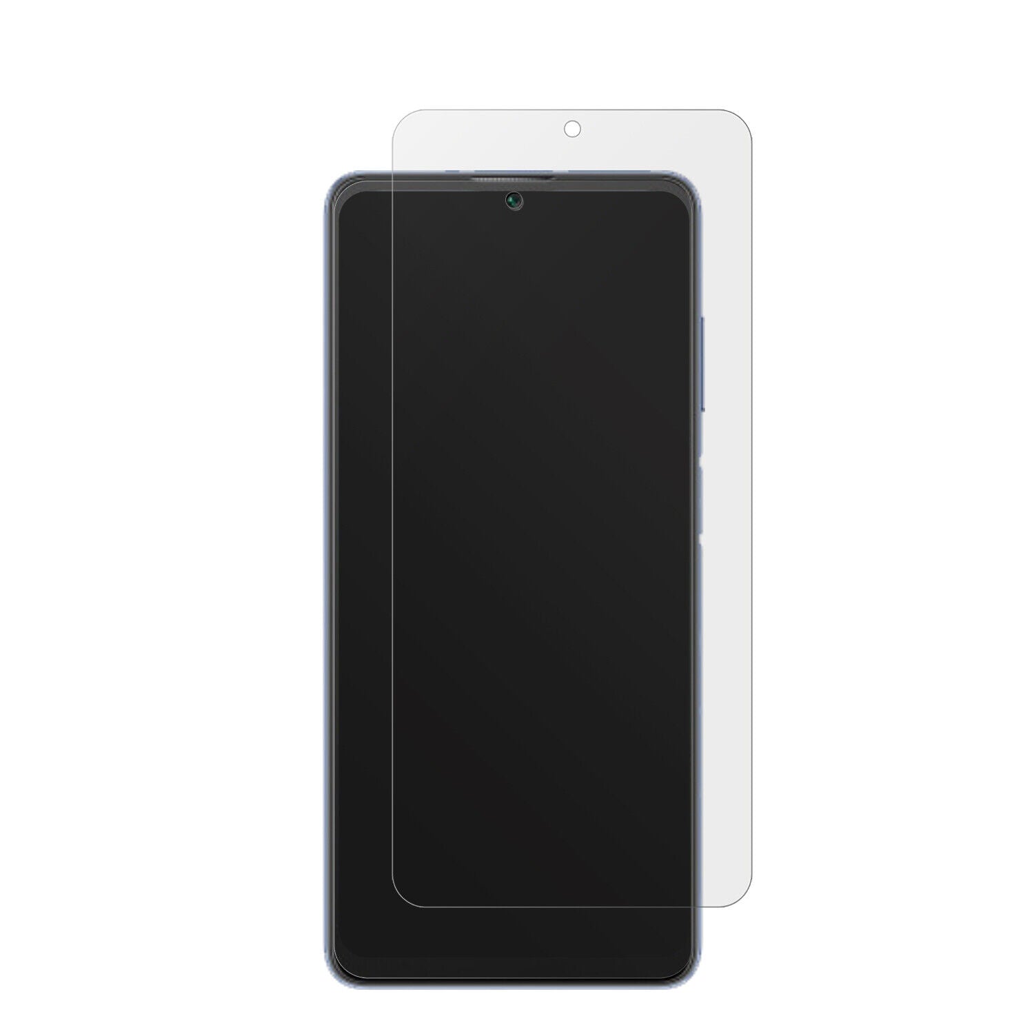 BlackviewA53 Pro mit aufgebrachter dipos Displayschutzfolie, die lästige Fingerabdrücke minimiert