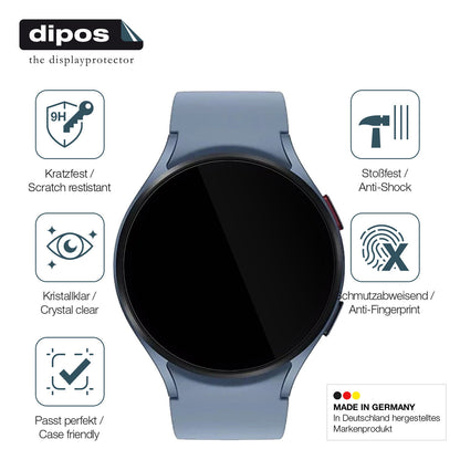 1x 9H Schutzfolie für Samsung Galaxy Watch 5 (44mm) Panzerfolie