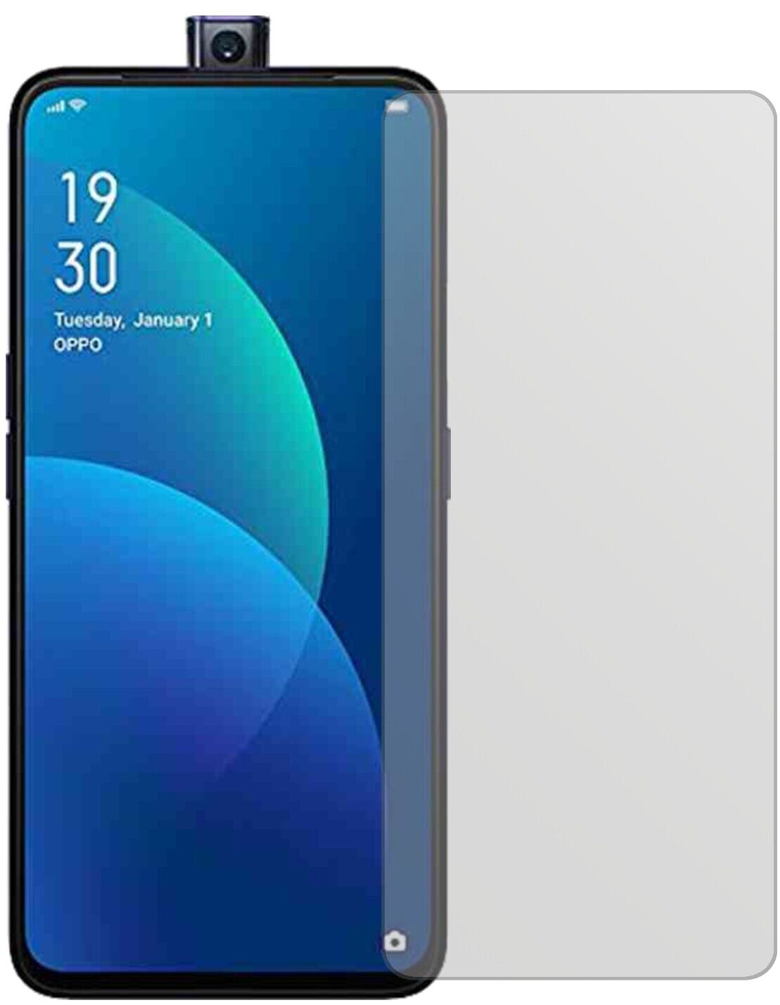 5x Schutzfolie matt für Oppo F11 Display-Schutzfolie