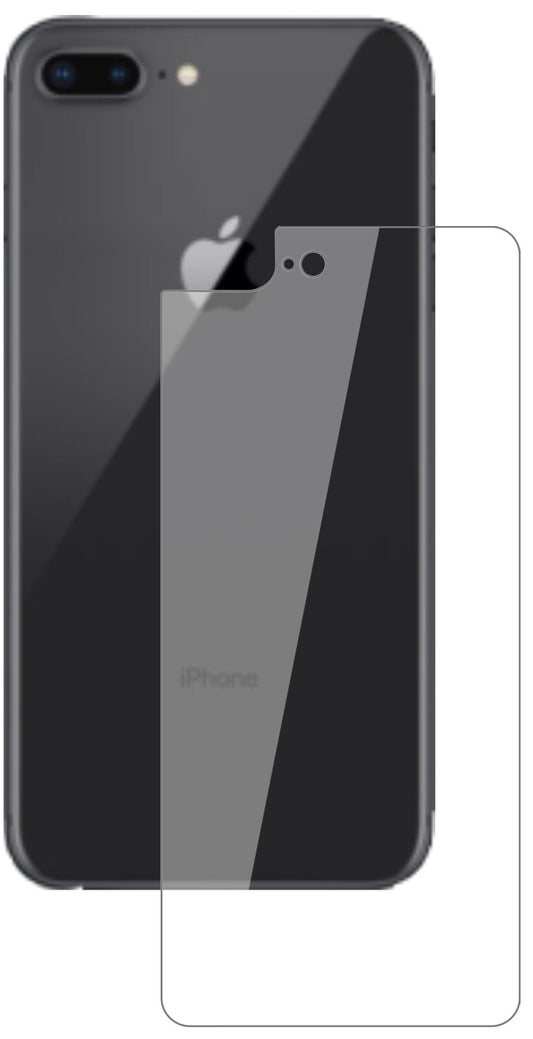 1x 9H Schutzfolie für Apple iPhone 8 Plus Rückseite Panzerfolie