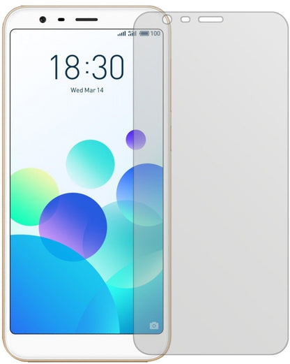 Matte Displayschutzfolie von dipos passend für Meizu M8C, präziser Zuschnitt und blasenfrei montiert