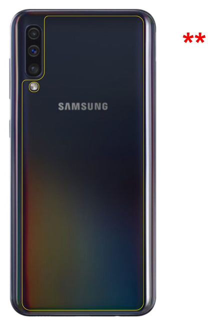 1x 9H Schutzfolie für Samsung Galaxy A40 Rückseite Panzerfolie