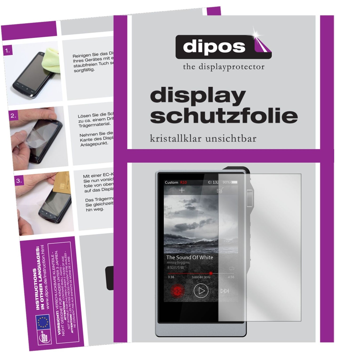 1x Schutzfolie klar für iBasso DX200 Display-Schutzfolie