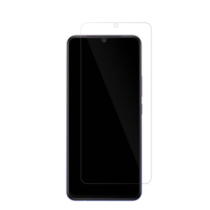 VivoV20 mit aufgebrachter dipos Displayschutzfolie, glasklare Darstellung ohne Einschränkungen