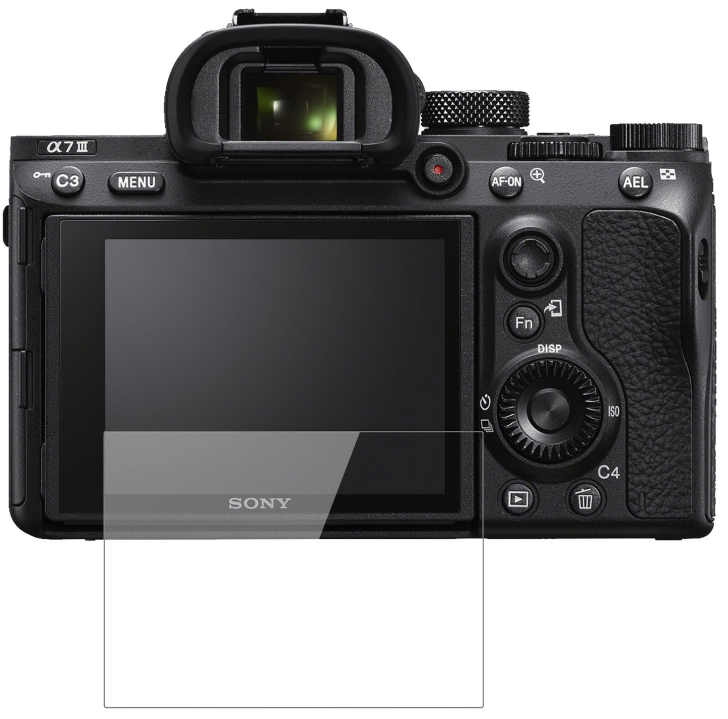 1x 9H Schutzfolie für Sony Alpha 7C Panzerfolie
