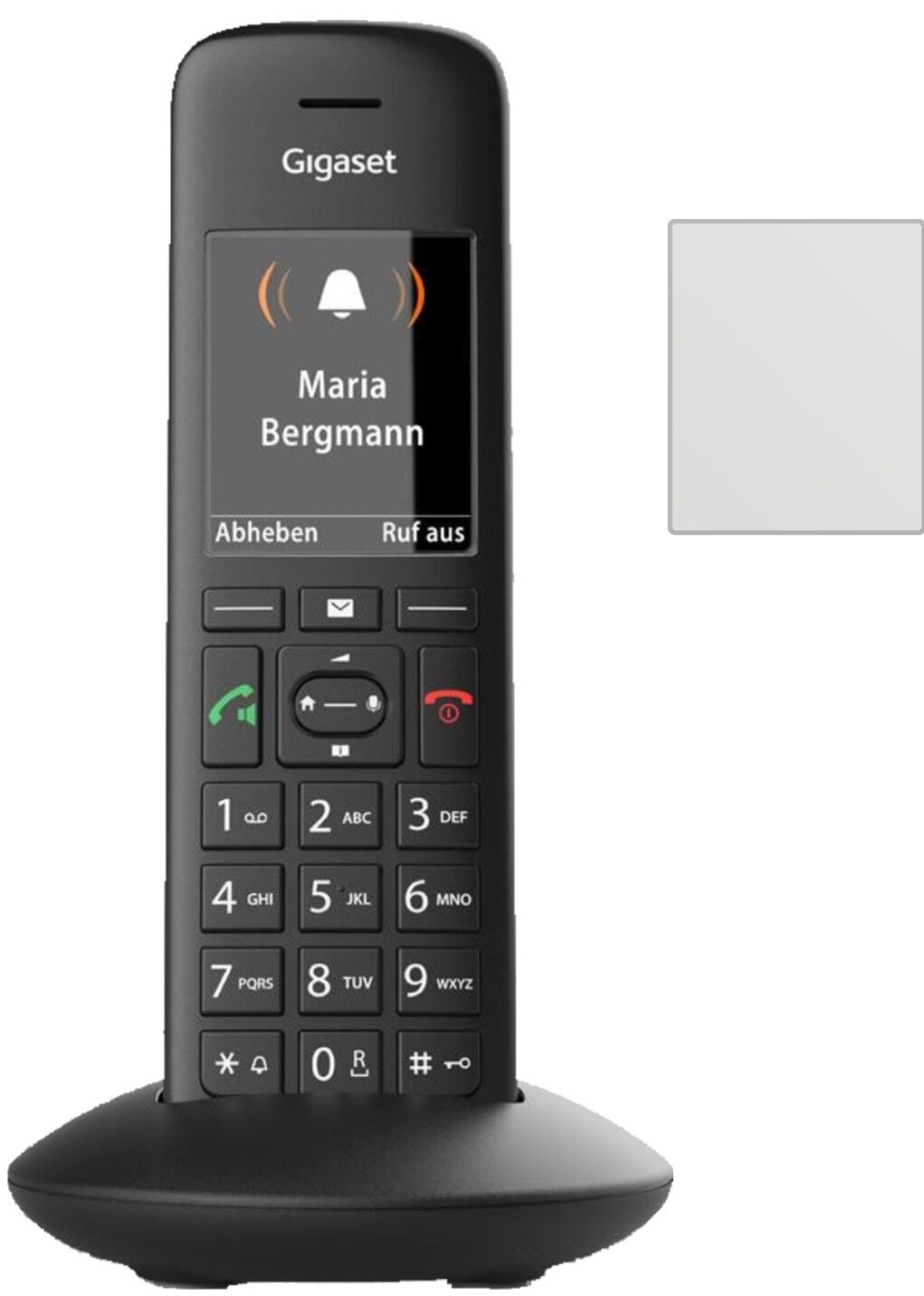 Matte Displayschutzfolie von dipos passend für Gigaset C570A, präziser Zuschnitt und blasenfrei montiert