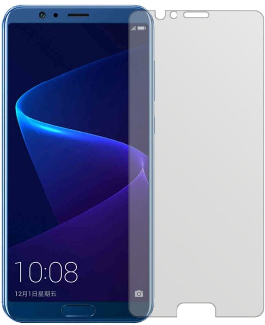 HuaweiHonor V10 mit aufgebrachter dipos Displayschutzfolie, die lästige Fingerabdrücke minimiert