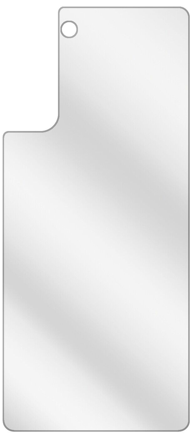 dipos Displayschutz für Samsung Galaxy S21 Rückseite, transparente Oberfläche, geringe Dicke und perfekte Passform