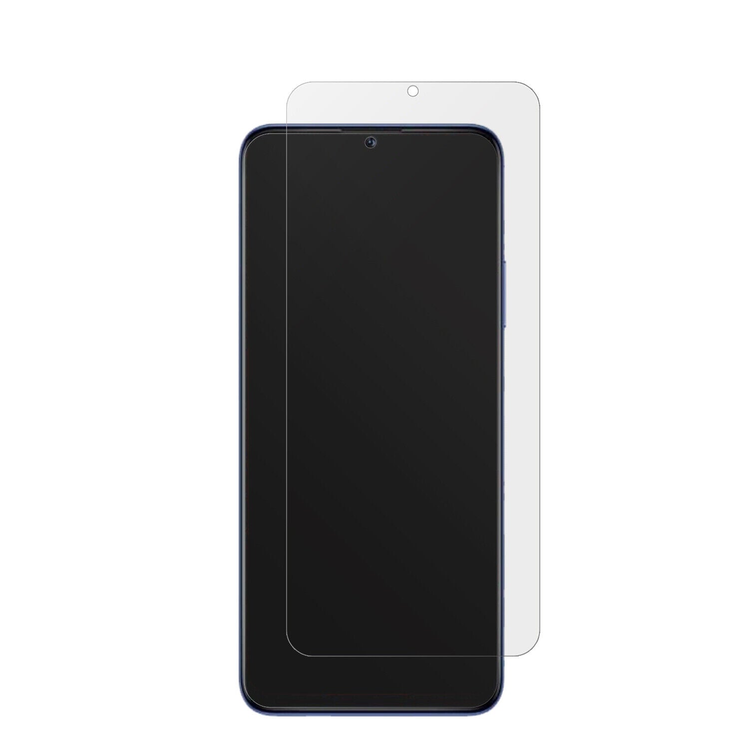 Wiko10 mit aufgebrachter dipos Displayschutzfolie, die lästige Fingerabdrücke minimiert