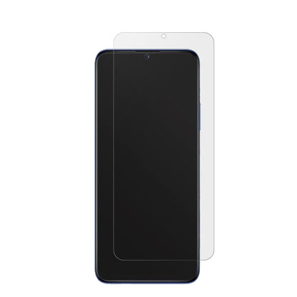 Wiko10 mit aufgebrachter dipos Displayschutzfolie, die lästige Fingerabdrücke minimiert