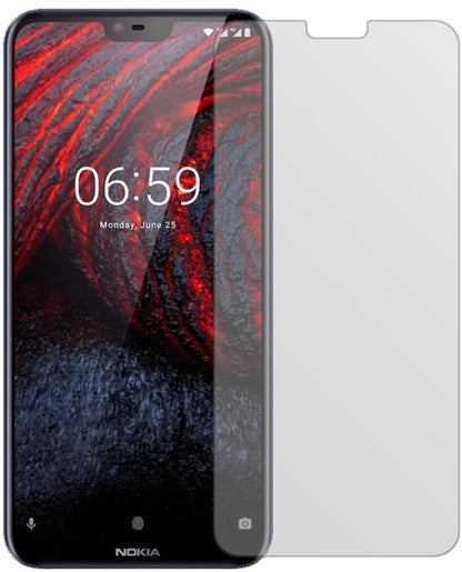 Matte Displayschutzfolie von dipos passend für Nokia 6.1 Plus, präziser Zuschnitt und blasenfrei montiert