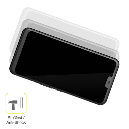 1x 3D Full Cover Schutzfolie für Fujitsu Arrows U