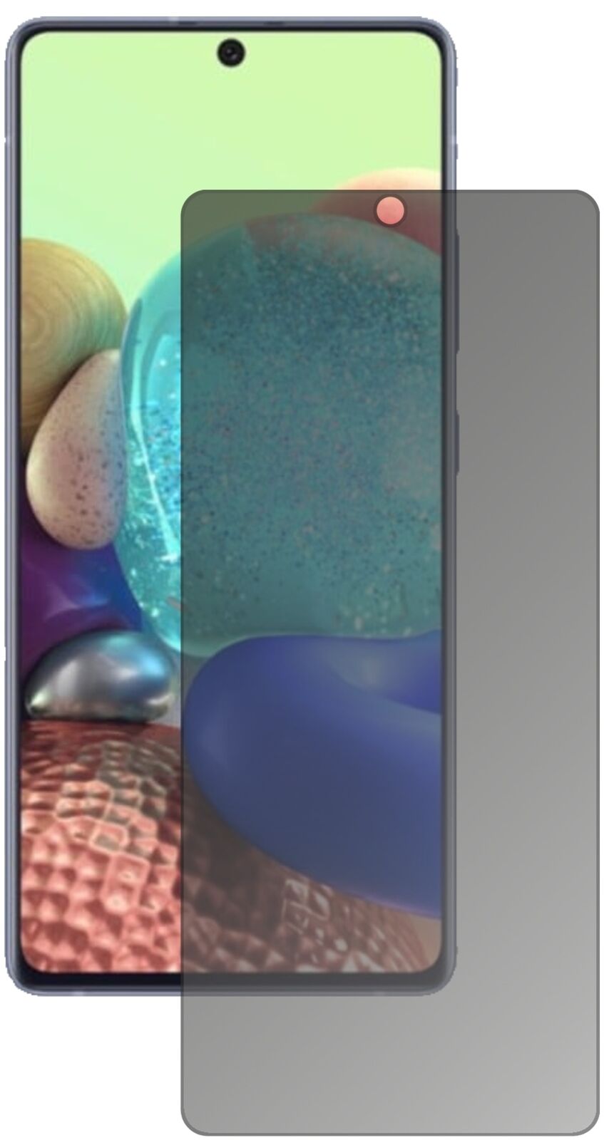 Blickschutzfolie für Samsung Galaxy A71 5G matt Schutzfolie Privacy