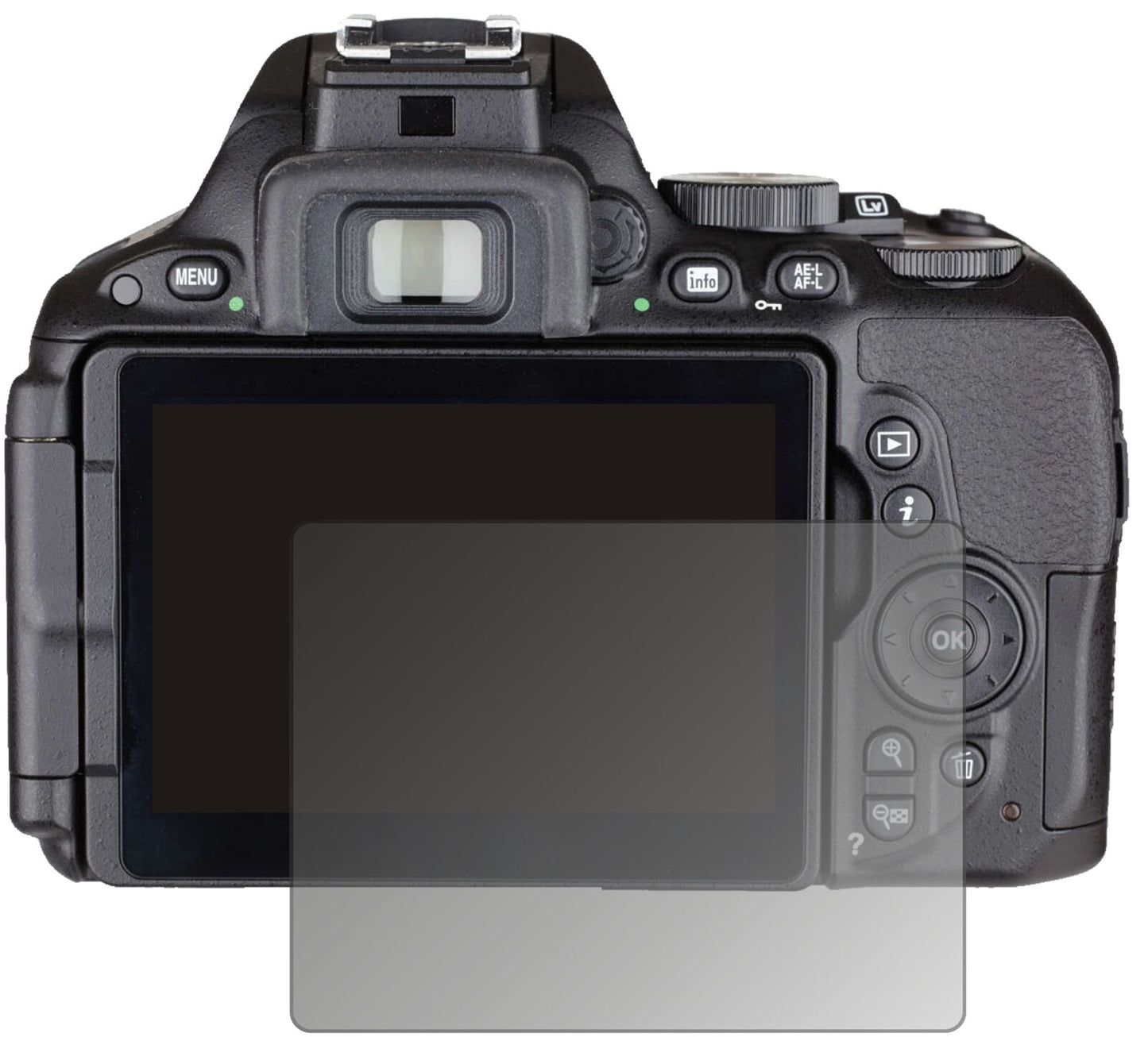 Blickschutzfolie für Nikon 5500 matt Schutzfolie Privacy