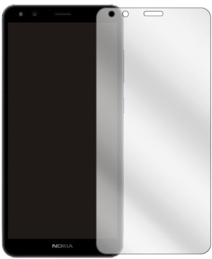 NokiaC01 Plus mit aufgebrachter dipos Displayschutzfolie, glasklare Darstellung ohne Einschränkungen