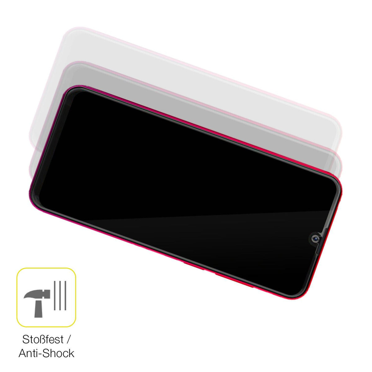 1x 3D Full Cover Schutzfolie für Walton Primo N5