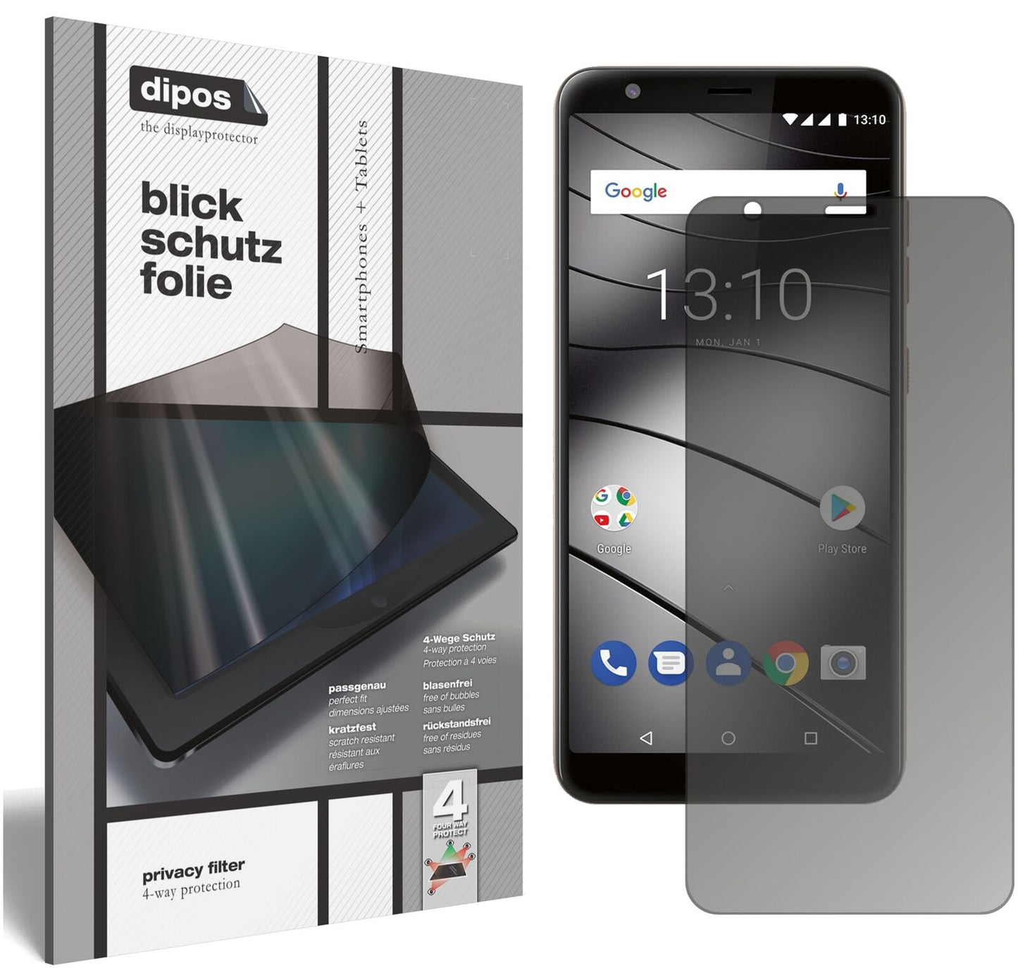 Blickschutzfolie für Gigaset GS280 matt Schutzfolie Privacy